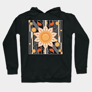 Art Decorative Flower Style Hoodie